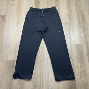 Nike Pants Mens Medium Black Therma-FIT Fleece Lined Training Sweatpants Warm